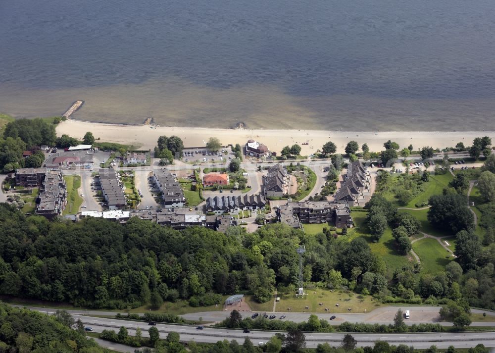 Aerial photograph Harrislee - Residential a residential estate in in Harrislee in Schleswig-Holstein