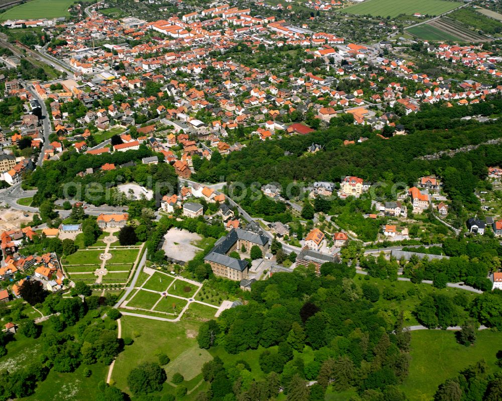 Aerial photograph Blankenburg - Residential areas on the edge of forest areas in Blankenburg in the state Saxony-Anhalt, Germany