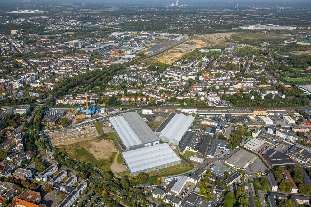 Aerial image Dortmund - mixing of residential and commercial settlements on Cityring - Ost in Dortmund in the state North Rhine-Westphalia, Germany