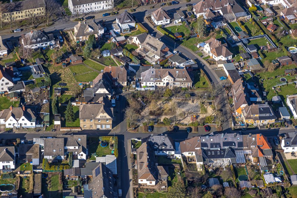 Aerial photograph Massen - Settlement on Buderusstrasse in Massen in the state North Rhine-Westphalia, Germany