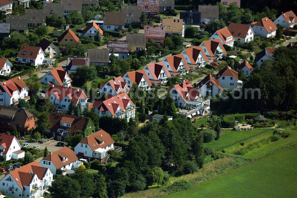 Graal-Müritz from the bird's eye view: Settlement in Graal-Mueritz in the state Mecklenburg - Western Pomerania
