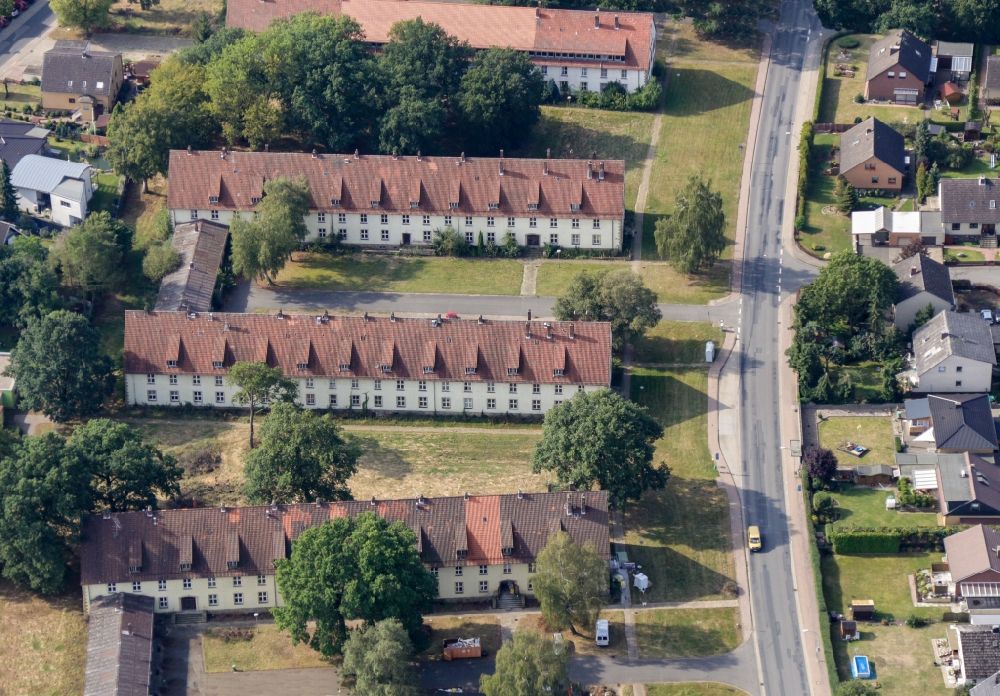 Mariental from the bird's eye view: Settlement in Mariental in the state Lower Saxony