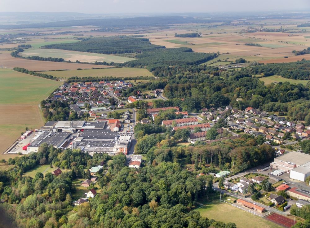 Mariental from above - Settlement in Mariental in the state Lower Saxony