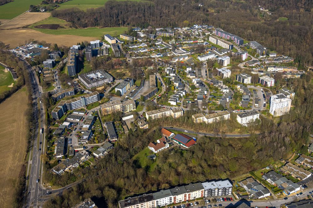 Aerial photograph Unterilp - Settlement in Unterilp in the state North Rhine-Westphalia, Germany