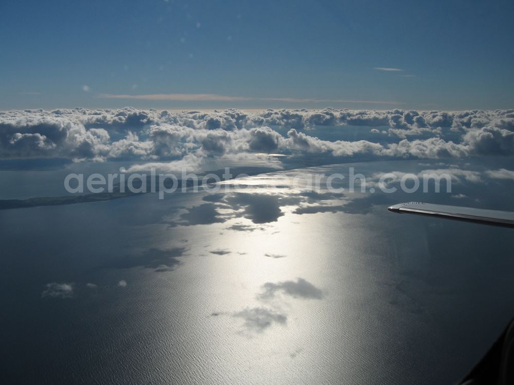 Aerial image Boo - Clouds over sea in Boo Sweden