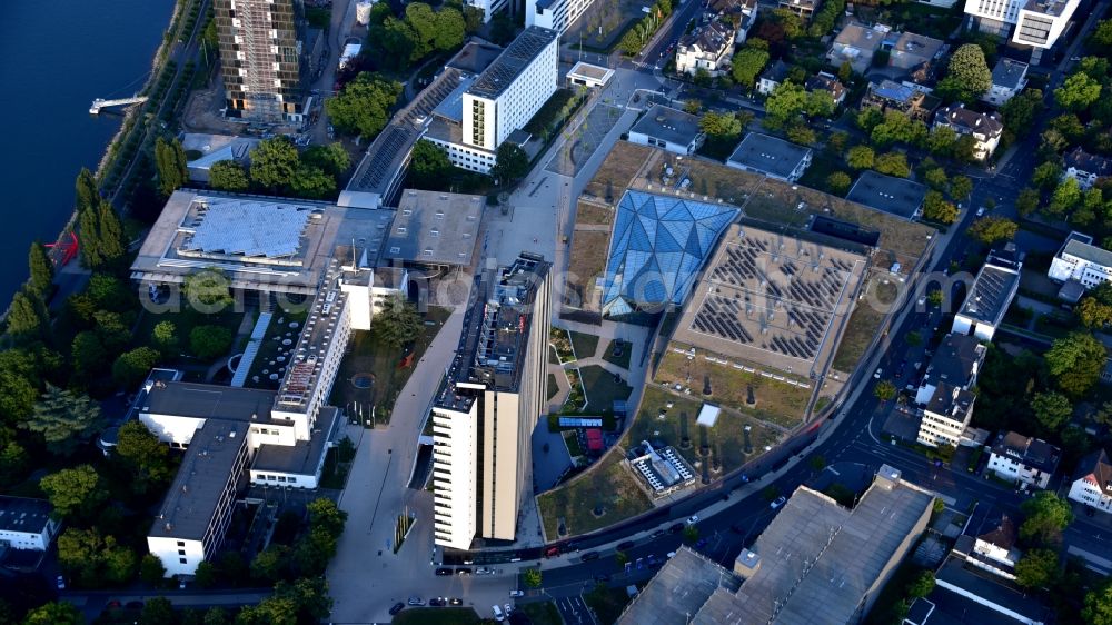 Aerial image Bonn - World Conference Center on Platz of Vereinten Nationen in Bonn in the state North Rhine-Westphalia, Germany
