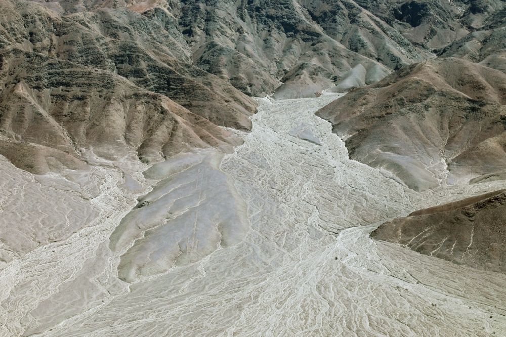 Nazca from above - Deserts and steppe landscape in Nazca in Ica, Peru