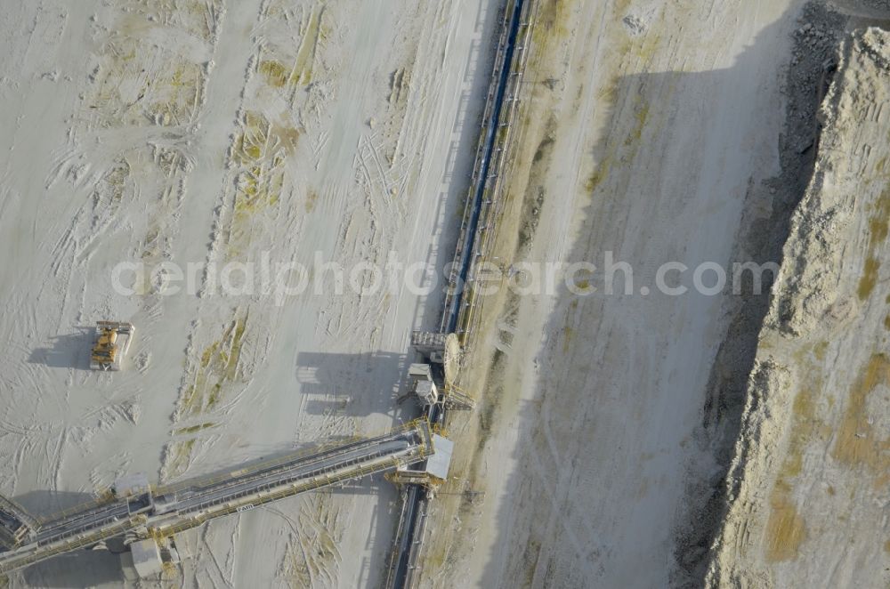 Aerial image Rethwisch - Site and Terrain of overburden surfaces Cement opencast mining in Rethwisch in the state Schleswig-Holstein, Germany