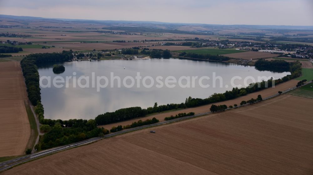 Aerial image Zülpich - Zuelpicher See at in Zuelpich in the state North Rhine-Westphalia, Germany